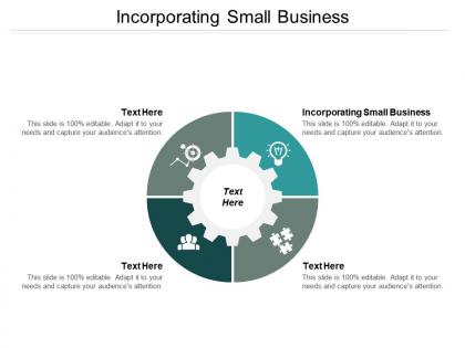Incorporating small business ppt powerpoint presentation infographics aids cpb