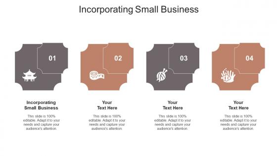 Incorporating small business ppt powerpoint presentation styles clipart cpb