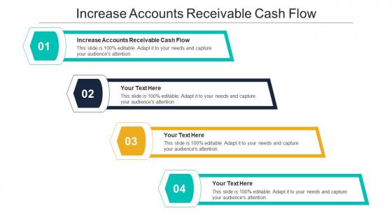 Increase Accounts Receivable Cash Flow Ppt Powerpoint Presentation Gallery Slideshow Cpb