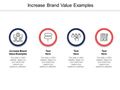 Increase brand value examples ppt powerpoint presentation background cpb