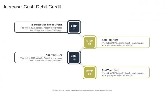 Increase Cash Debit Credit In Powerpoint And Google Slides Cpb