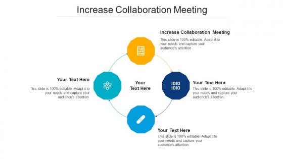 Increase collaboration meeting ppt powerpoint presentation infographic template model cpb