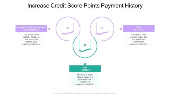 Increase Credit Score Points Payment History In Powerpoint And Google Slides Cpb