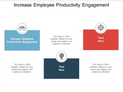 Increase employee productivity engagement ppt powerpoint presentation ideas templates cpb