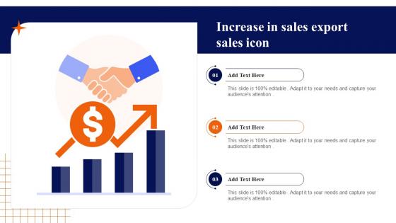 Increase In Sales Export Sales Icon