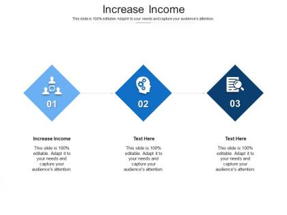 Increase income ppt powerpoint presentation model templates cpb