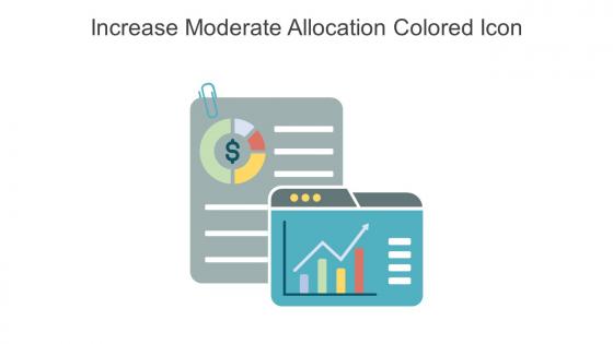 Increase Moderate Allocation Colored Icon In Powerpoint Pptx Png And Editable Eps Format