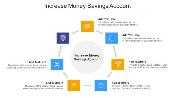 Increase Money Savings Account In Powerpoint And Google Slides Cpb