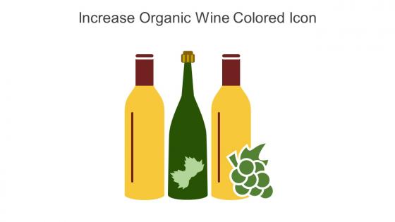 Increase Organic Wine Colored Icon In Powerpoint Pptx Png And Editable Eps Format