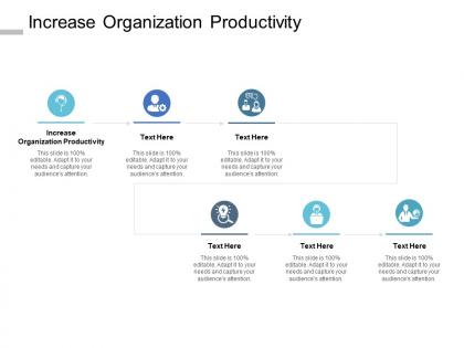 Increase organization productivity ppt powerpoint presentation infographic cpb