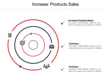 Increase products sales ppt powerpoint presentation gallery maker cpb