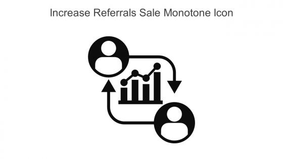 Increase Referrals Sale Monotone Icon In Powerpoint Pptx Png And Editable Eps Format