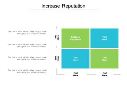 Increase reputation ppt powerpoint presentation pictures cpb