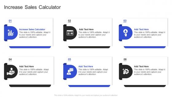 Increase Sales Calculator In Powerpoint And Google Slides Cpb