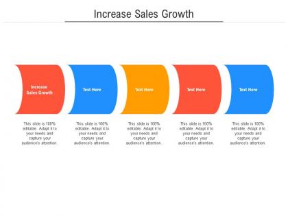Increase sales growth ppt powerpoint presentation portfolio ideas cpb