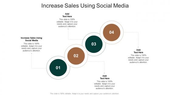 Increase Sales Using Social Media In Powerpoint And Google Slides Cpb