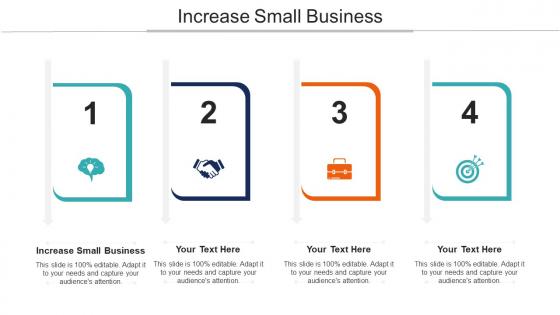 Increase Small Business Ppt Powerpoint Presentation Inspiration Shapes Cpb
