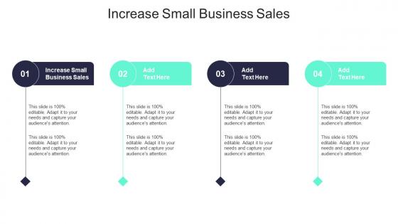 Increase Small Business Sales In Powerpoint And Google Slides Cpb
