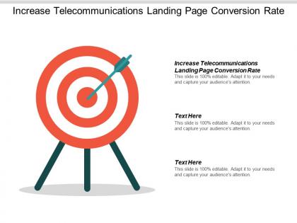 Increase telecommunications landing page conversion rate ppt powerpoint presentation infographic cpb