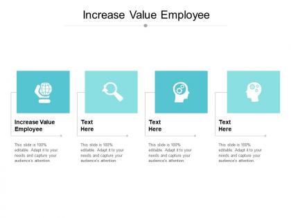 Increase value employee ppt powerpoint presentation file graphic tips cpb