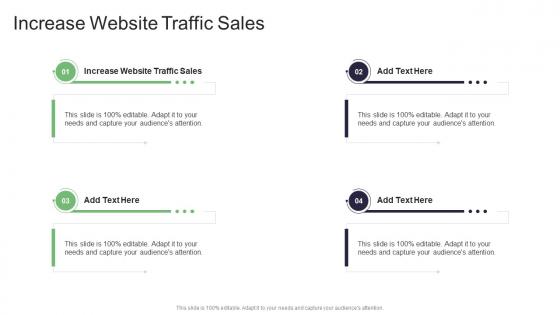 Increase Website Traffic Sales In Powerpoint And Google Slides Cpb