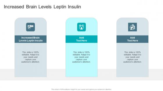 Increased Brain Levels Leptin Insulin In Powerpoint And Google Slides Cpb