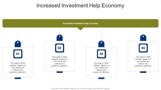 Increased Investment Help Economy In Powerpoint And Google Slides Cpb