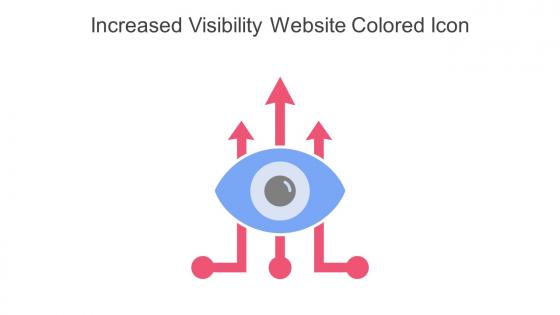 Increased Visibility Website Colored Icon In Powerpoint Pptx Png And Editable Eps Format