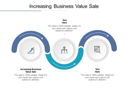 Increasing business value sale ppt powerpoint presentation outline vector cpb