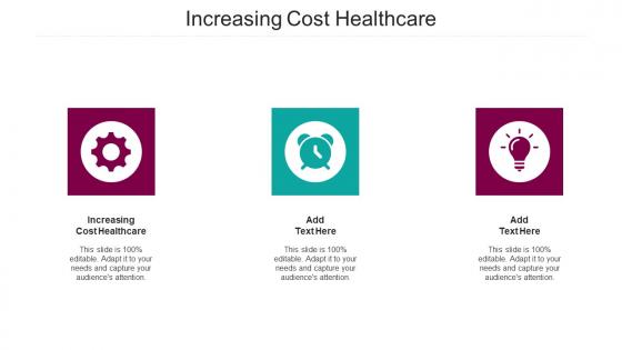Increasing Cost Healthcare In Powerpoint And Google Slides Cpb