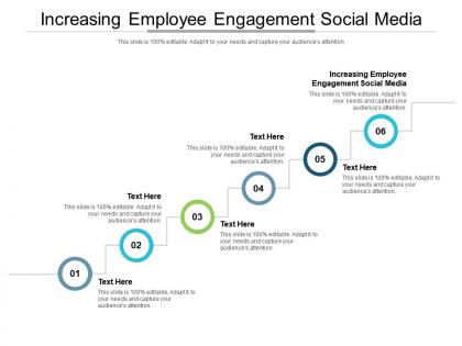 Increasing employee engagement social media ppt powerpoint presentation layouts portfolio cpb