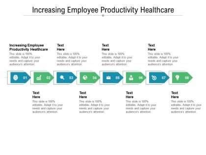 Increasing employee productivity healthcare ppt powerpoint presentation outline cpb