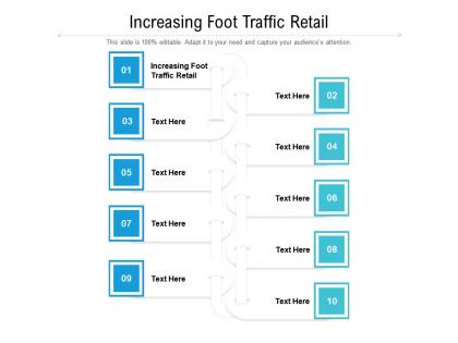 Increasing foot traffic retail ppt powerpoint presentation portfolio format ideas cpb