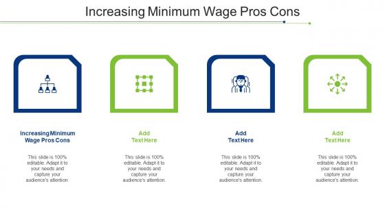 Increasing Minimum Wage Pros Cons Ppt Powerpoint Presentation Gallery Cpb