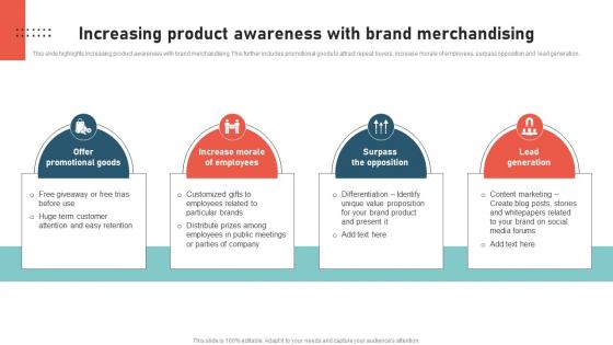 Increasing Product Awareness With Brand Merchandising