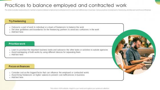 Increasing Profit Maximization Practices To Balance Employed And Contracted Work