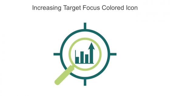 Increasing Target Focus Colored Icon In Powerpoint Pptx Png And Editable Eps Format