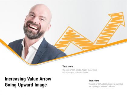 Increasing value arrow going upward image