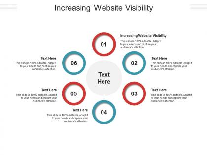 Increasing website visibility ppt powerpoint presentation model slides cpb