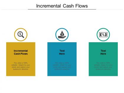 Incremental cash flows ppt powerpoint presentation gallery display cpb