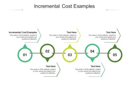 Incremental cost examples ppt powerpoint presentation model icon cpb