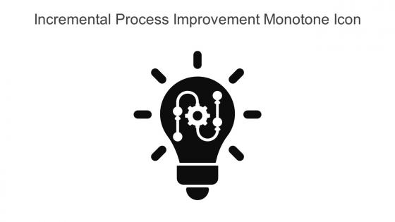 Incremental Process Improvement Monotone Icon In Powerpoint Pptx Png And Editable Eps Format
