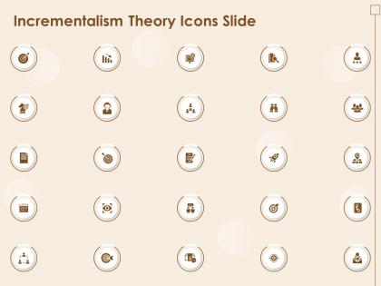 Incrementalism theory icons slide powerpoint presentation graphics tutorials