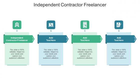 Independent Contractor Freelancer In Powerpoint And Google Slides Cpb