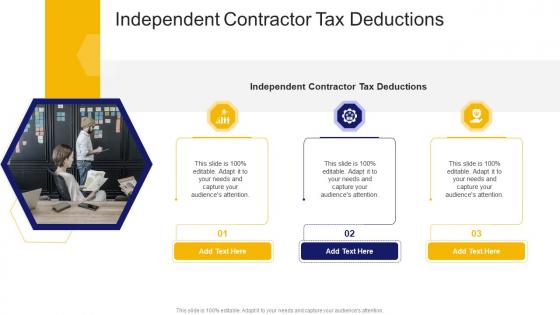 Independent Contractor Tax Deductions In Powerpoint And Google Slides Cpb