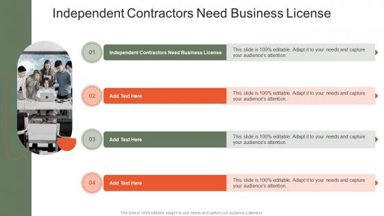 Independent Contractors Need Business License In Powerpoint And Google Slides Cpb