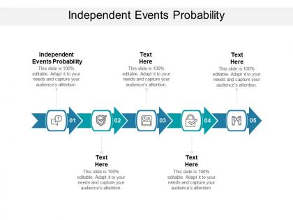 Independent events probability ppt powerpoint presentation file topics cpb