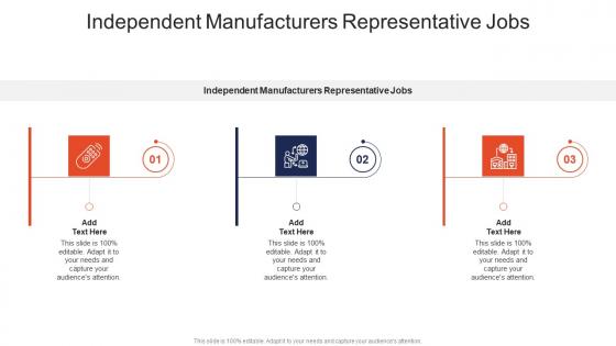 Independent Manufacturers Representative Jobs In Powerpoint And Google Slides Cpb
