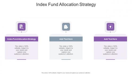 Index fund allocation strategy in powerpoint and google slides cpb