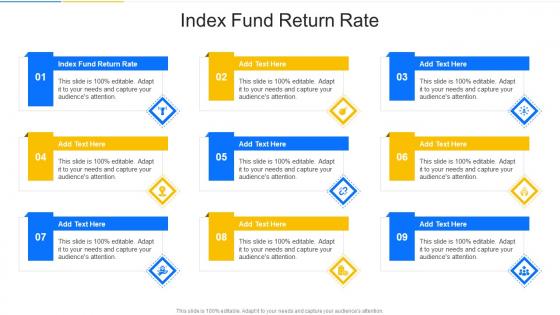 Index Fund Return Rate In Powerpoint And Google Slides Cpb